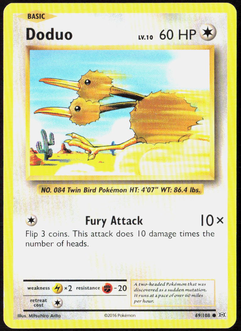 Doduo 69/108 XY - Evolutions LP
