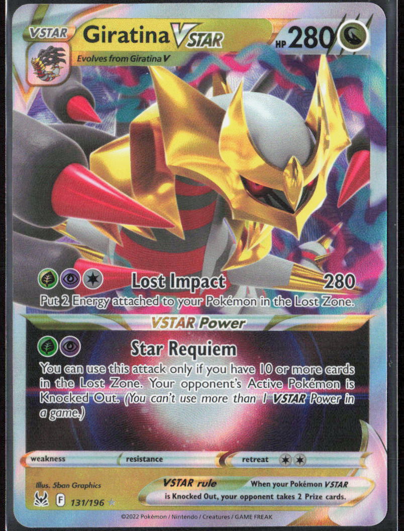Giratina VSTAR Holo 131/196 SWSH11: Lost Origin NM