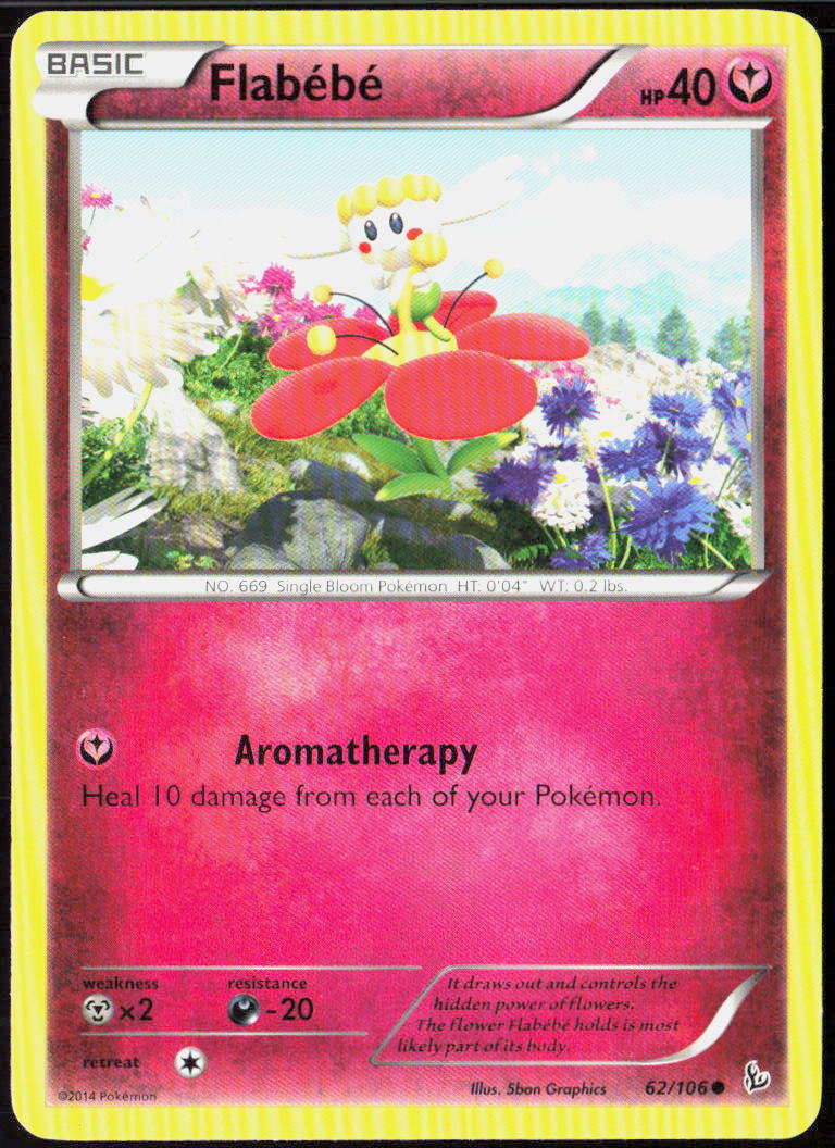 Flabebe (62) 62/106 XY - Flashfire Pokemon TCG LP