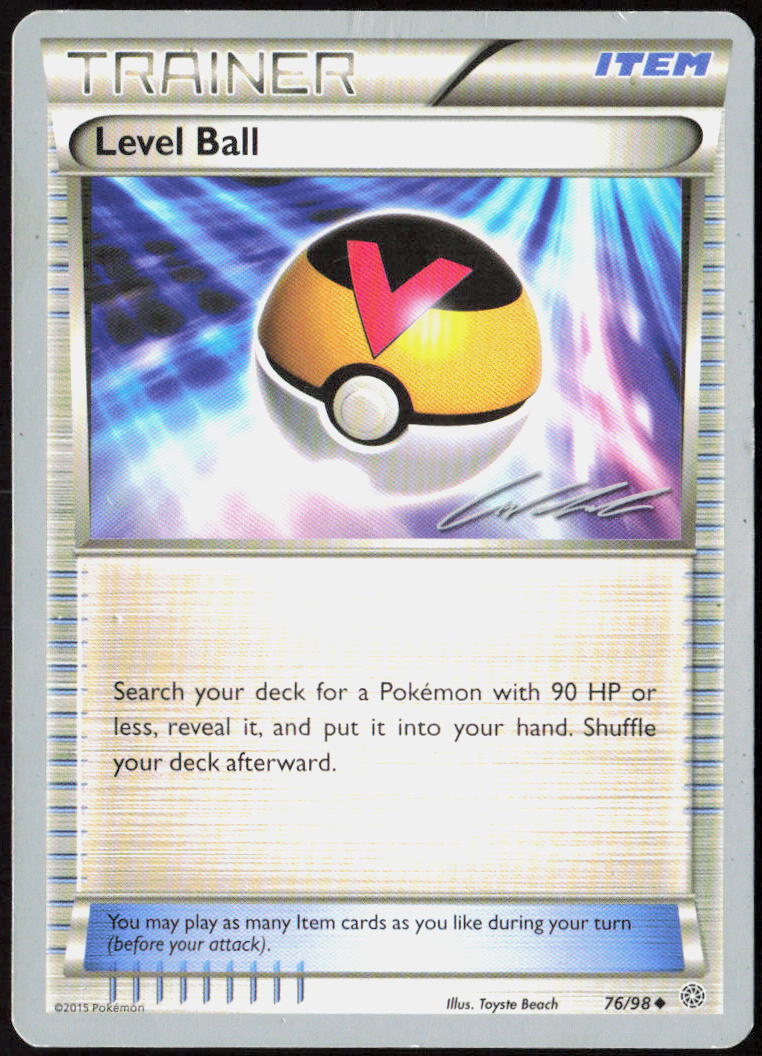 Level Ball - 2016 (Cody Walinski) 76/98 World Championship Decks Pokemon TCG NM