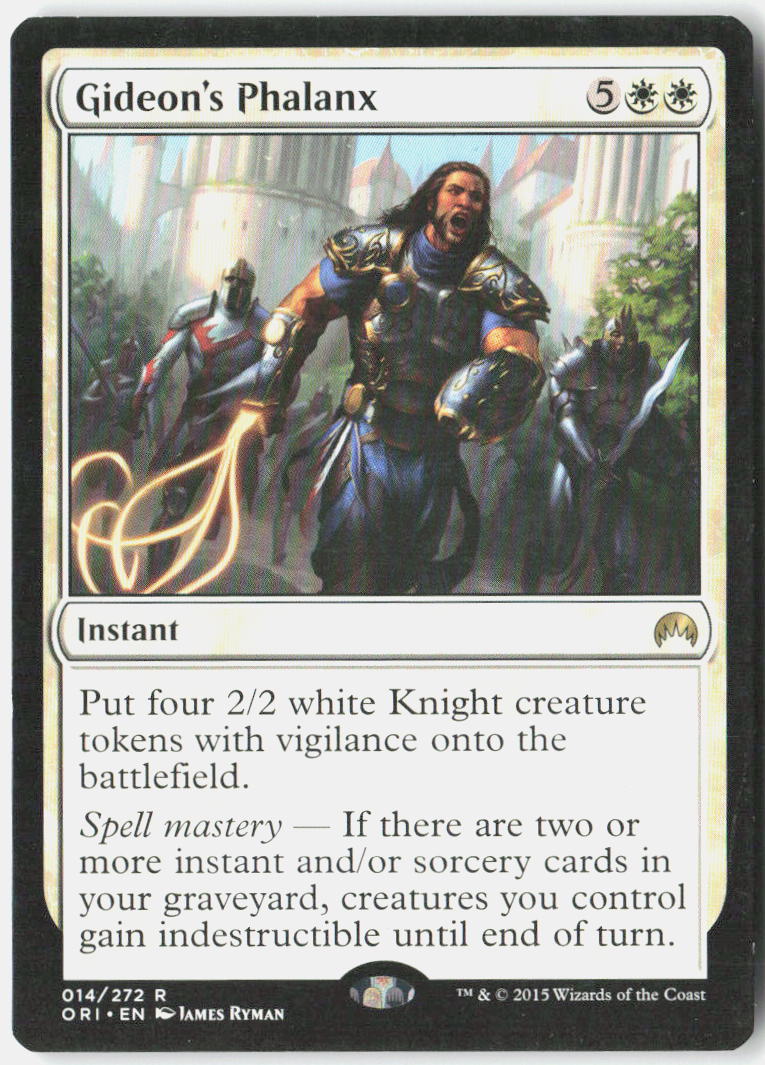 Gideon's Phalanx 14 Magic Origins Magic: The Gathering LP