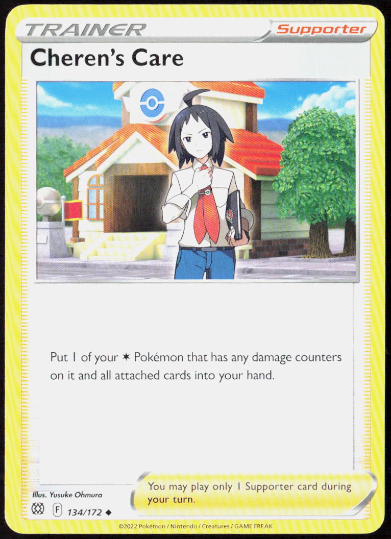 Cheren's Care 134/172 SWSH09: Brilliant Stars Pokemon TCG LP