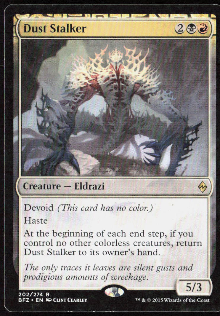 Dust Stalker 202 Battle for Zendikar Magic: The Gathering LP