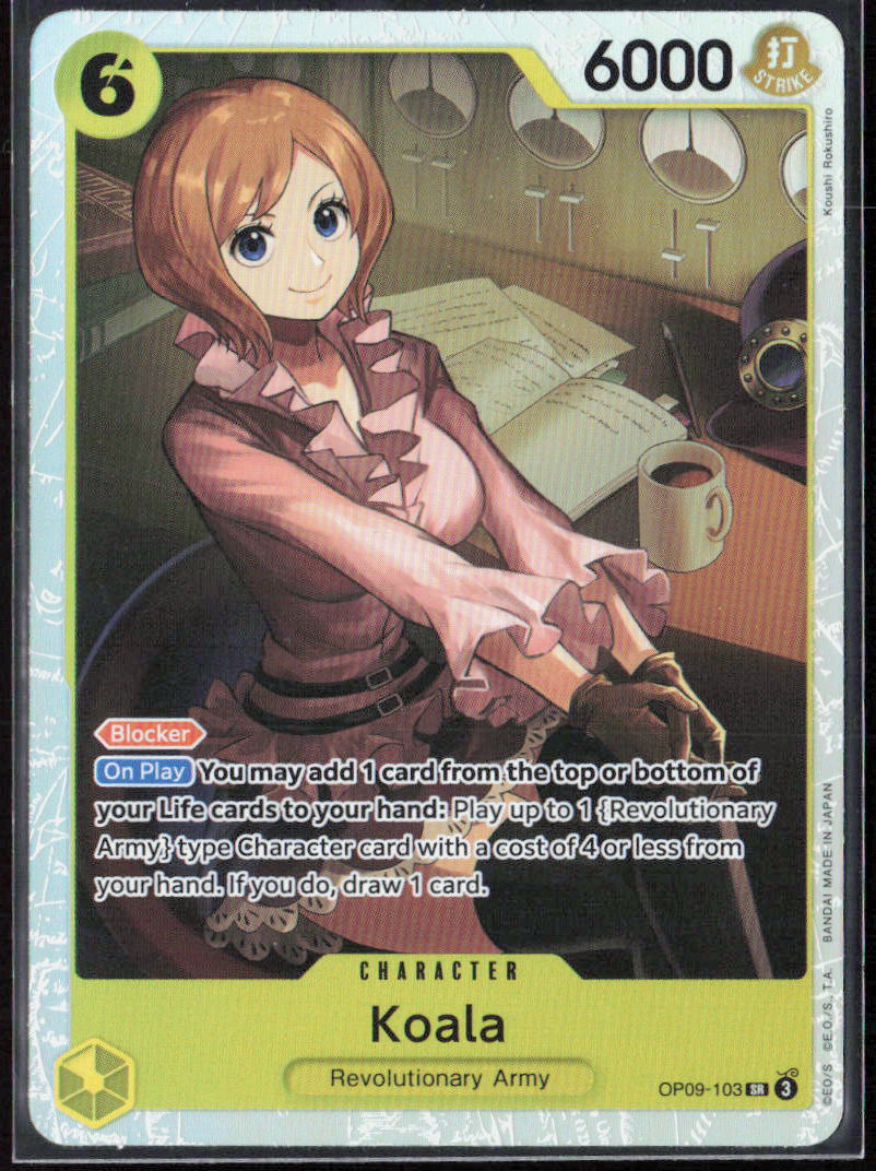 Koala Foil OP09-103 Emperors in the New World One Piece CCG NM