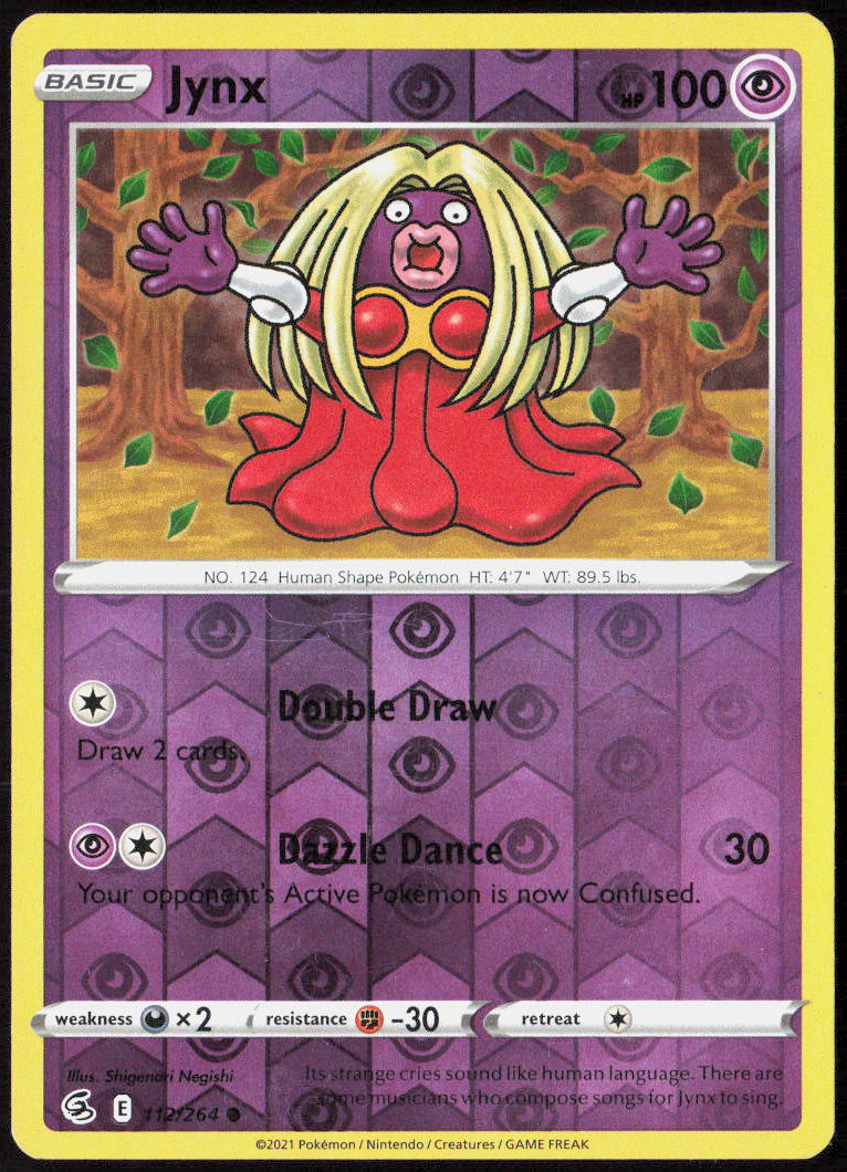 Jynx 112/264 SWSH08: Fusion Strike Pokemon TCG LP