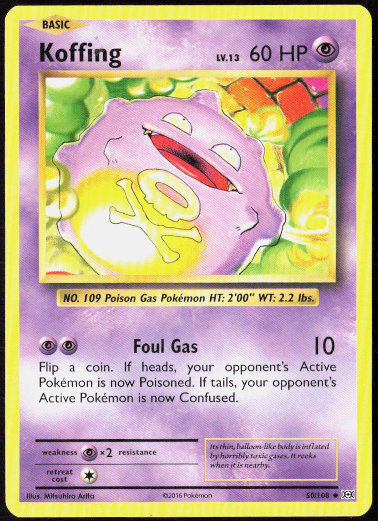Koffing 50/108 XY - Evolutions LP
