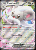 Cinccino ex Holo 073/086 ME04: Chaos Rising Pokemon TCG LP