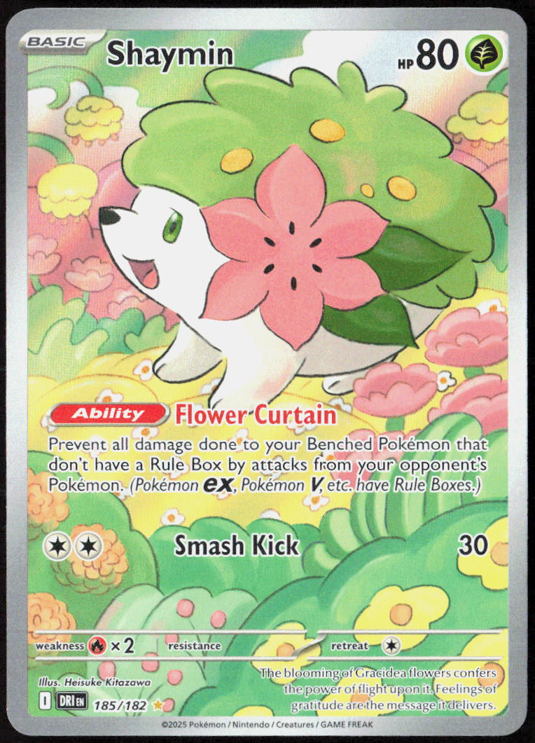Shaymin Holo 185/182 SV10: Destined Rivals Pokemon TCG LP