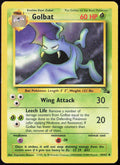 Golbat Unlimited 34/62 Fossil Pokemon TCG MP