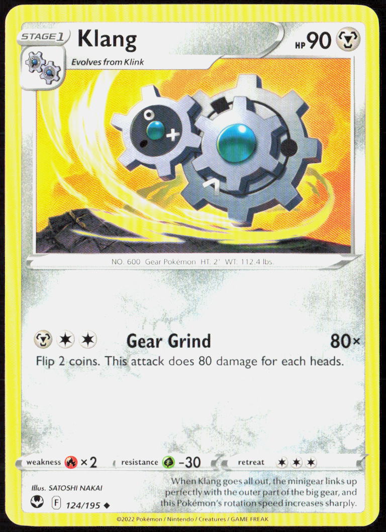 Klang 124/195 SWSH12: Silver Tempest Pokemon TCG LP