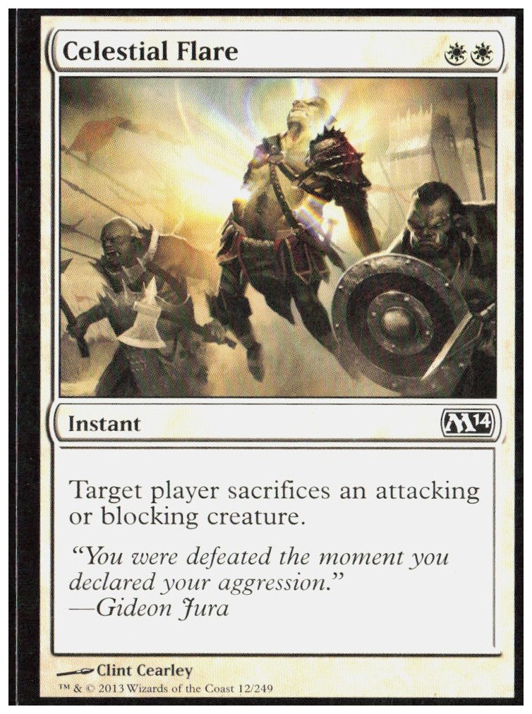 Celestial Flare 12 Magic 2014 (M14) Magic: The Gathering LP
