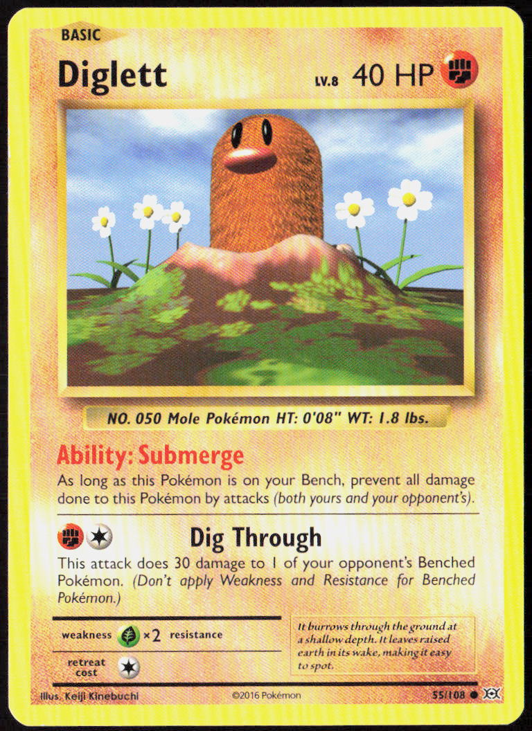 Diglett 55/108 XY - Evolutions LP