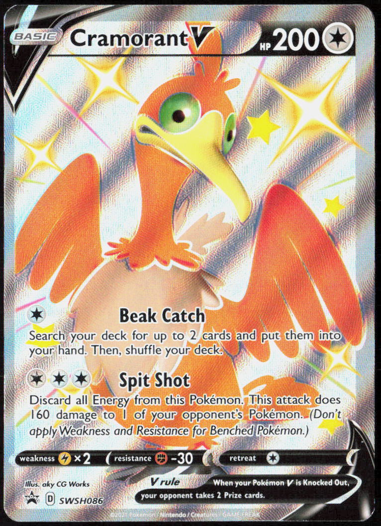 Cramorant V Holo SWSH086 SWSH: Sword & Shield Promo Cards Pokemon TCG NM