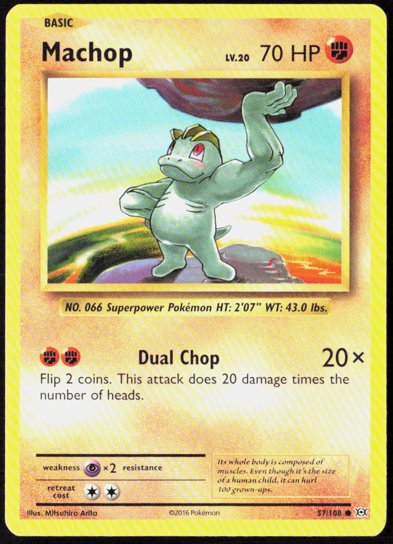 Machop 57/108 XY - Evolutions LP