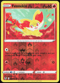 Fennekin Reverse Holo 025/195 SWSH12: Silver Tempest Pokemon TCG LP