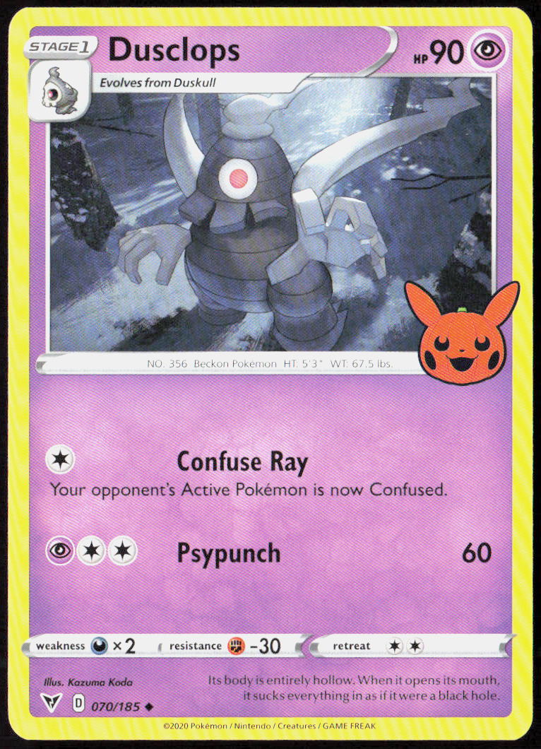 Dusclops 070/185 Trick or Trade BOOster 2023 Pokemon TCG LP