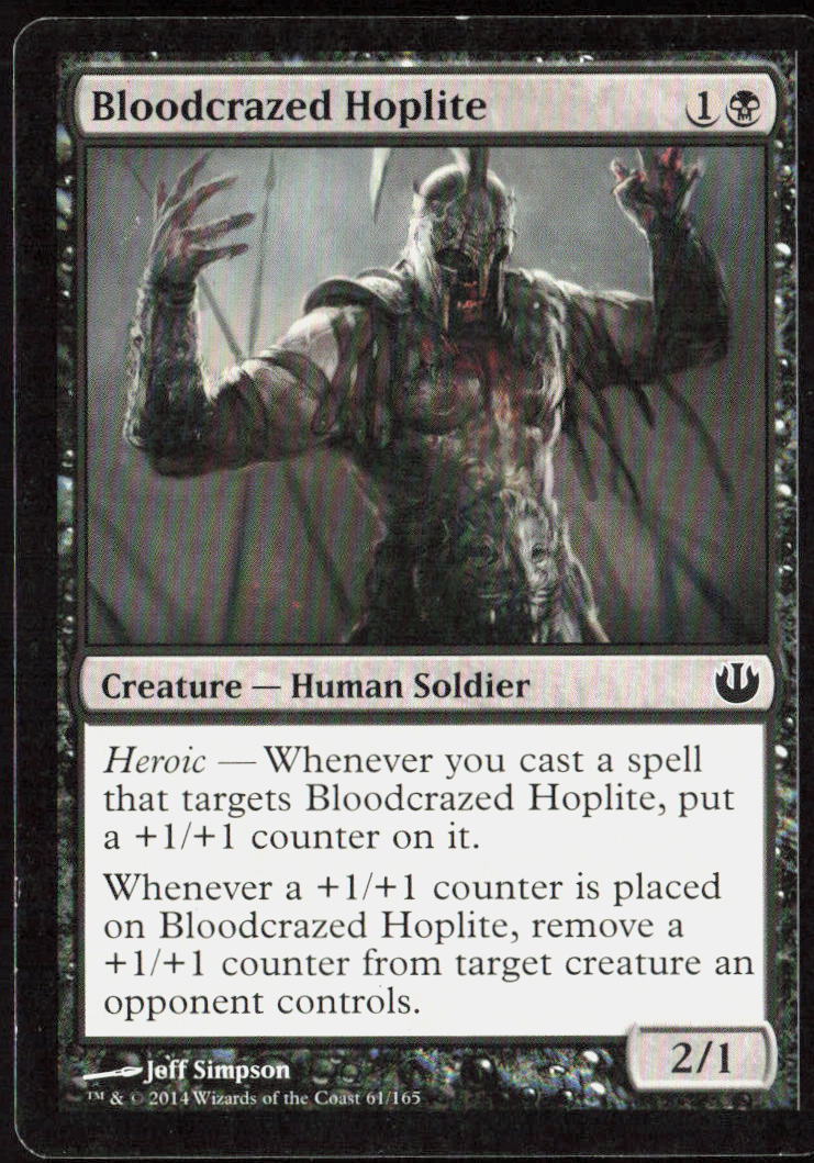Bloodcrazed Hoplite 61 Journey Into Nyx Magic: The Gathering LP
