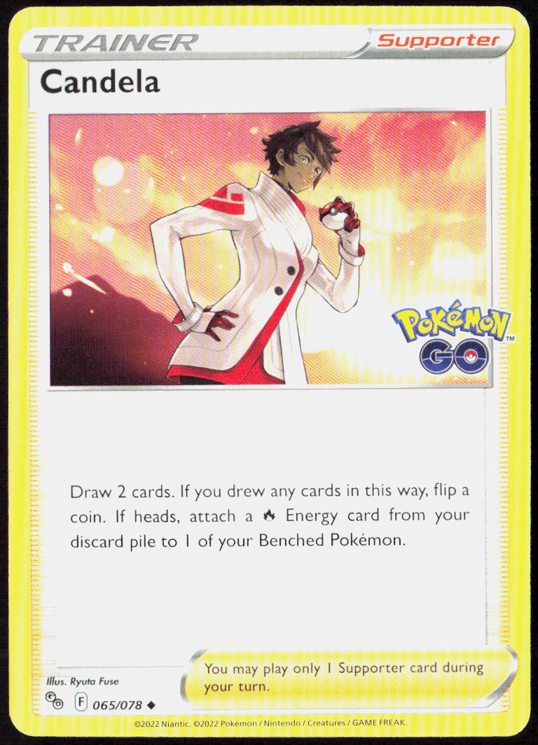 Candela 065/078 Pokemon GO Pokemon TCG LP