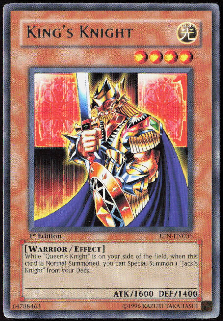 King's Knight 1st Edition EEN-EN006 Elemental Energy Yu-Gi-Oh! TCG LP