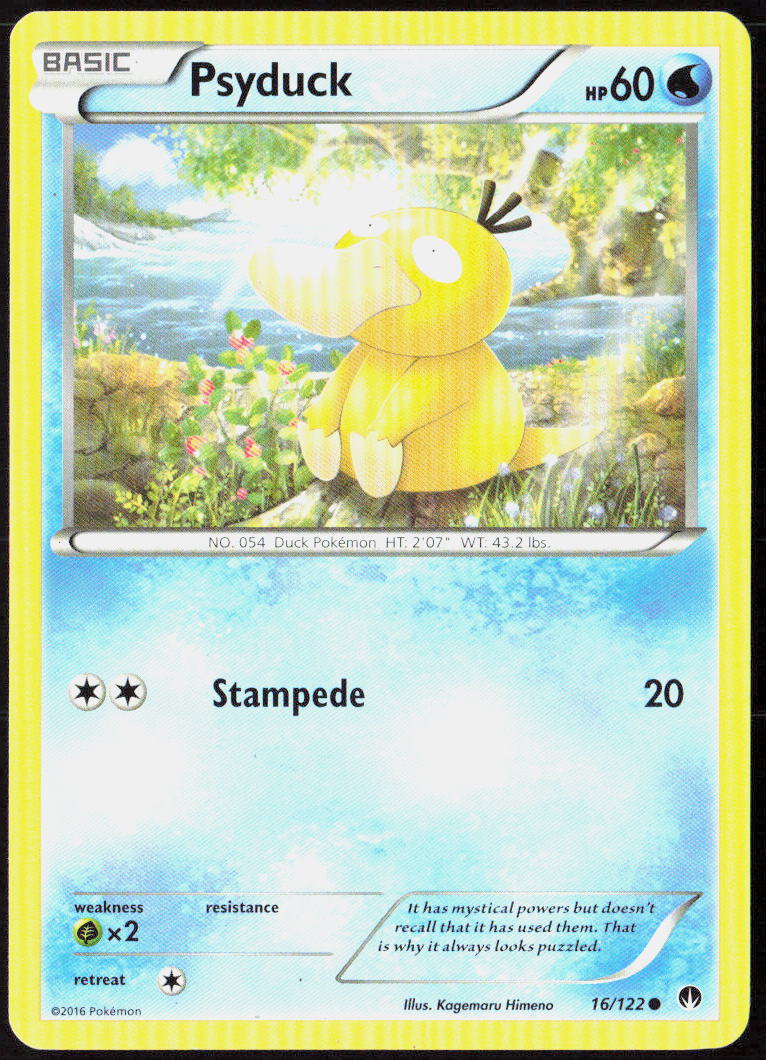 Psyduck 16/122 XY - BREAKpoint LP