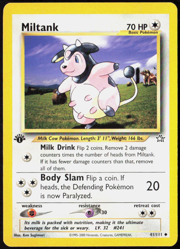 Miltank 1st Edition 041/111 Neo Genesis LP