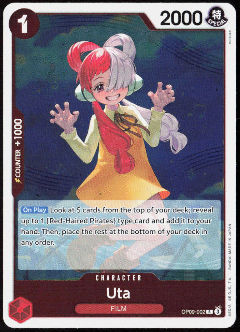 Uta Foil OP09-002 Emperors in the New World One Piece CCG NM
