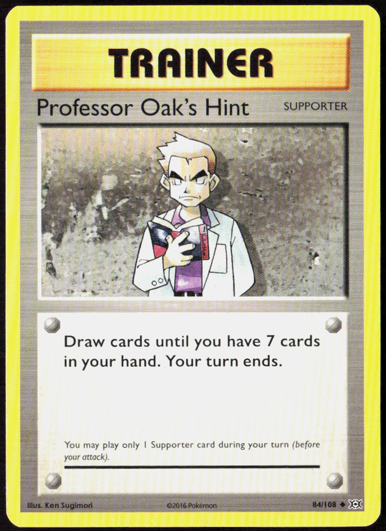 Professor Oak's Hint 84/108 XY - Evolutions Pokemon TCG LP