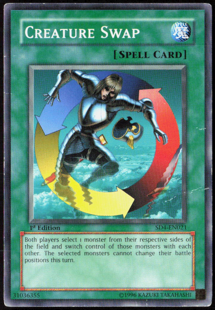 Creature Swap 1st Edition SD2-EN020 Structure Deck: Zombie Madness Yu-Gi-Oh! TCG LP