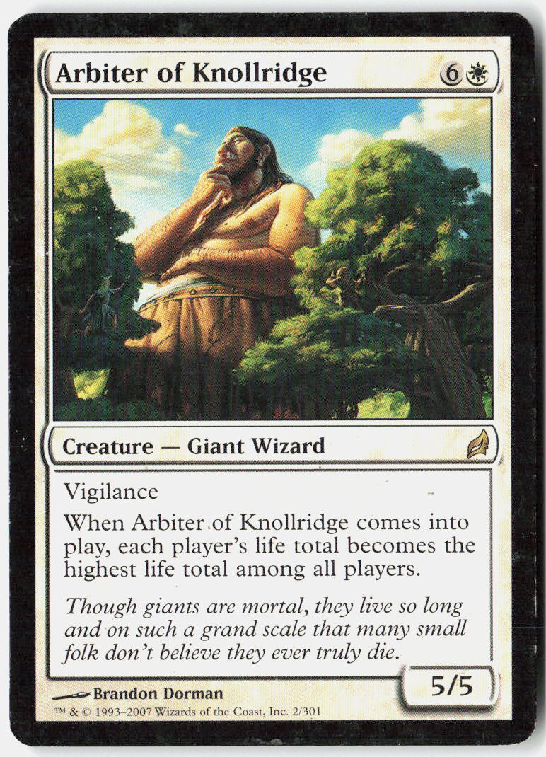 Arbiter of Knollridge 2 Lorwyn Magic: The Gathering LP