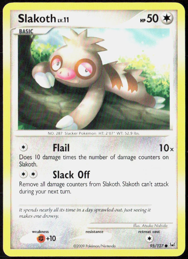 Slakoth 95/127 Platinum Pokemon TCG LP