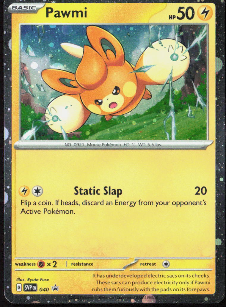 Pawmi Holo 040 SV: Scarlet & Violet Promo Cards Pokemon TCG LP