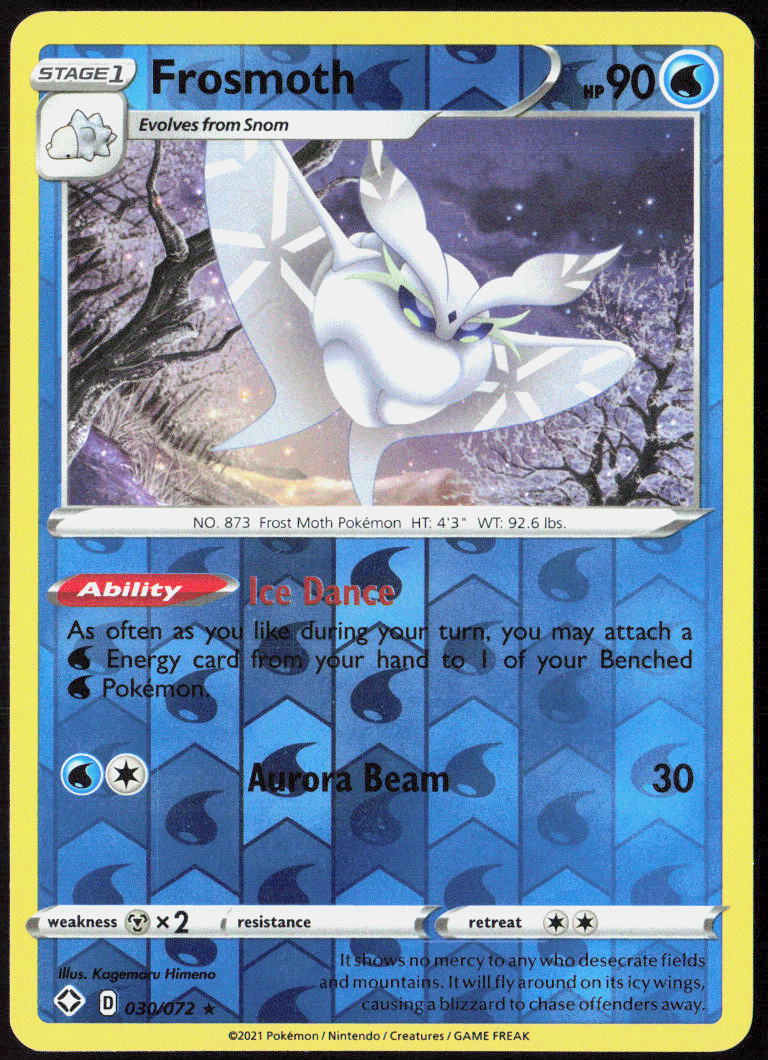Frosmoth Reverse Holo 064/202 SWSH01: Sword & Shield Base Set Pokemon TCG LP