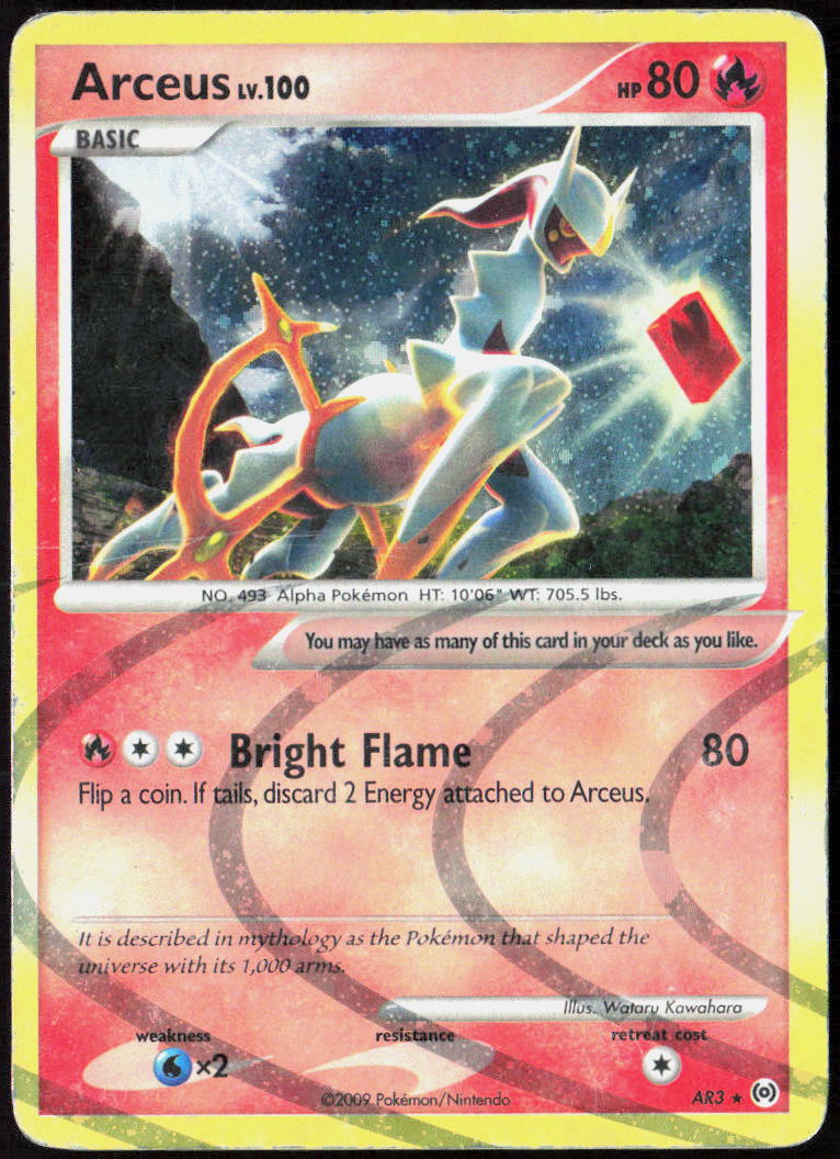 Arceus AR3 Arceus Pokemon TCG LP