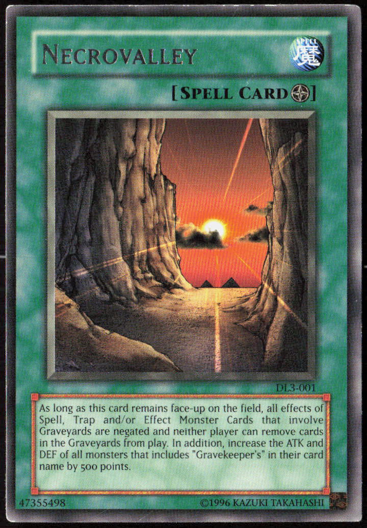 Necrovalley Limited DL3-001 Duelist League Promo Yu-Gi-Oh! TCG LP