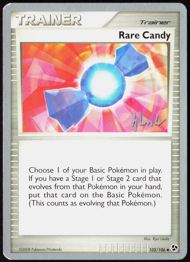 Rare Candy - 2008 (Dylan Lefavour) 102/105 World Championship Decks Pokemon TCG NM