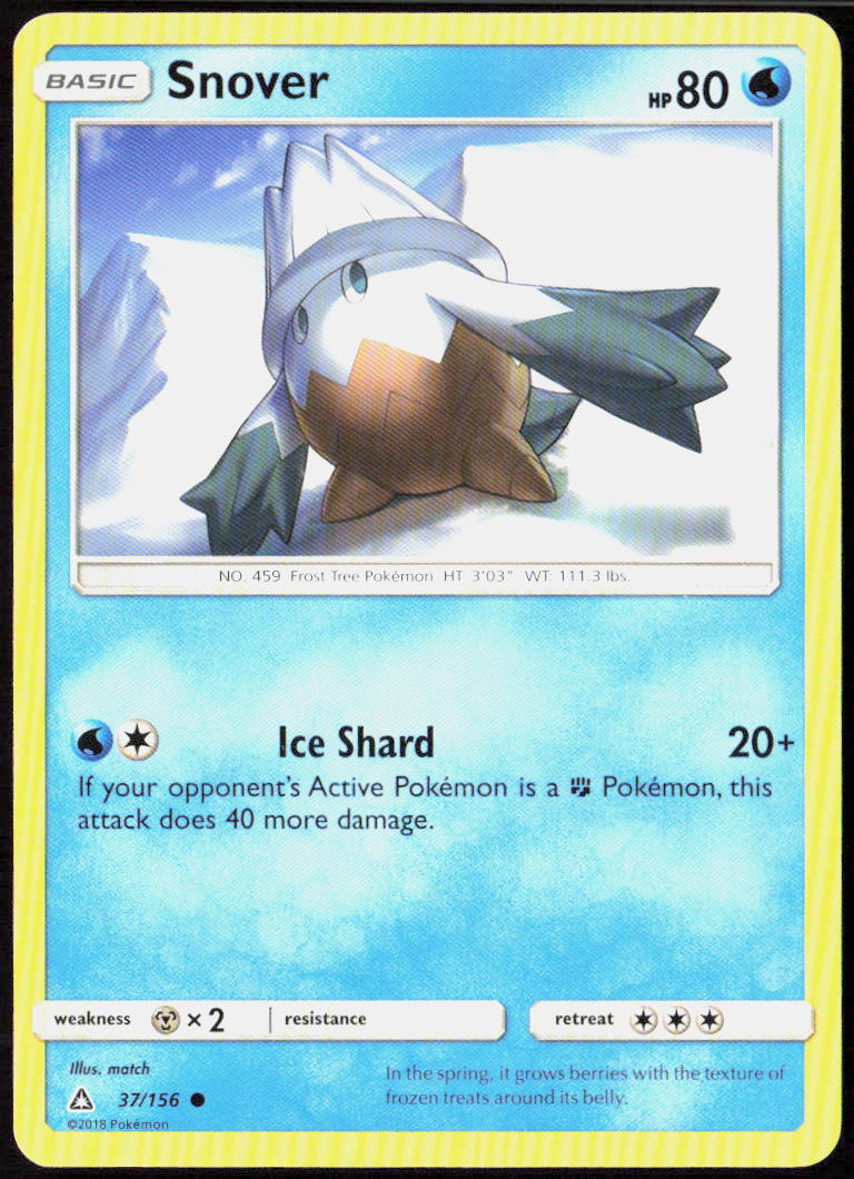 Snover 37/156 SM - Ultra Prism Pokemon TCG LP