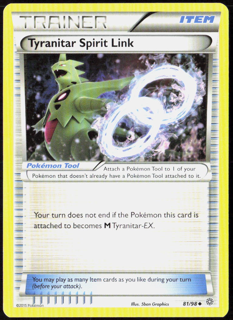 Tyranitar Spirit Link 81/98 XY - Ancient Origins LP