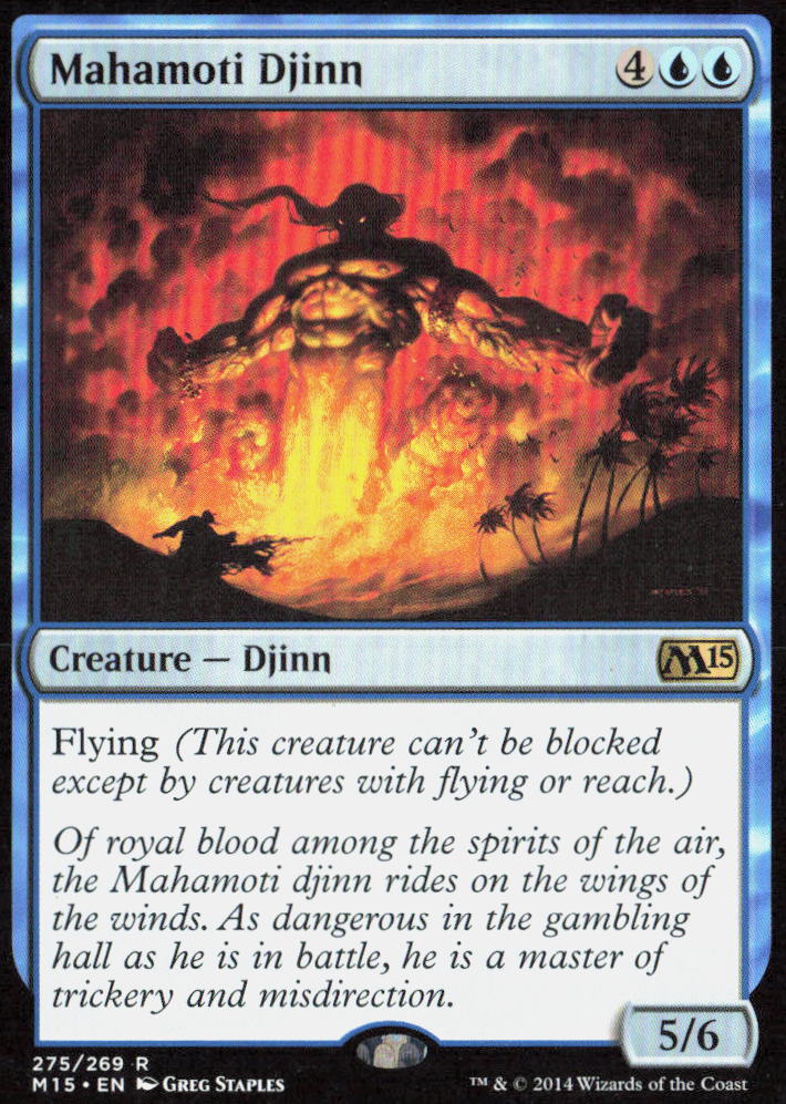 Mahamoti Djinn 275 Magic 2015 (M15) Magic: The Gathering LP