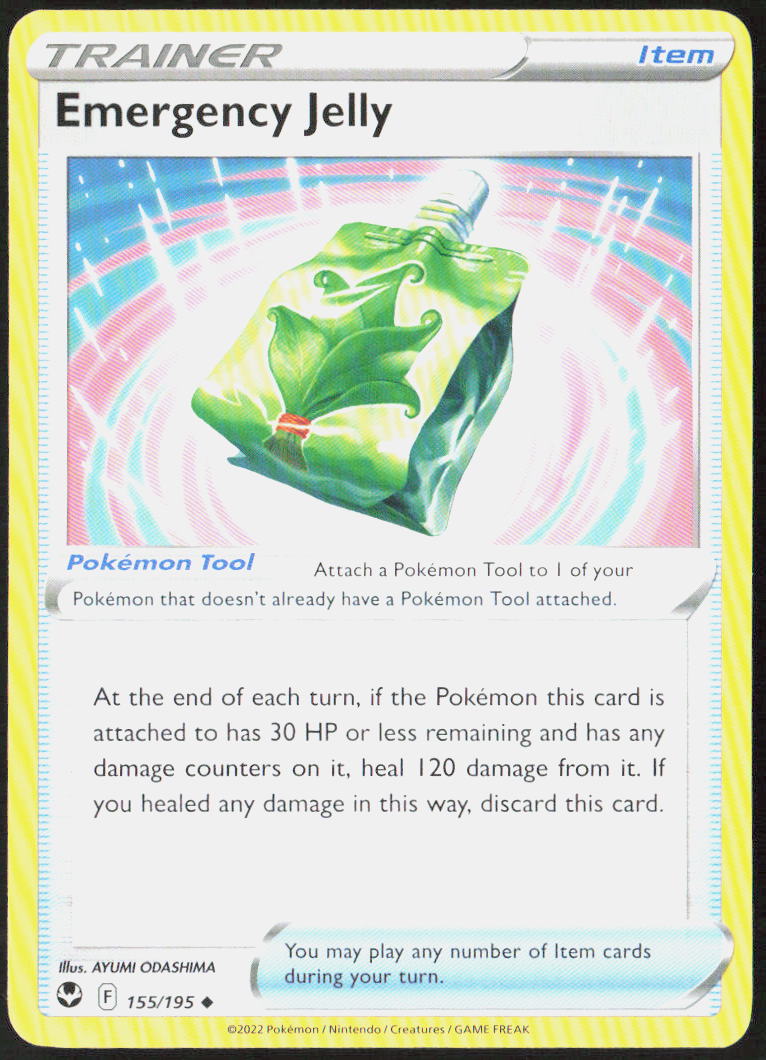Emergency Jelly 155/195 SWSH12: Silver Tempest Pokemon TCG LP