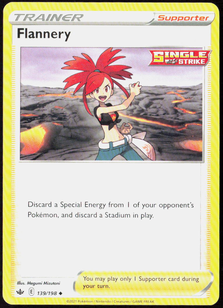Flannery 139/198 SWSH06: Chilling Reign Pokemon TCG LP