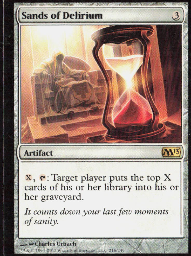 Sands of Delirium 216 Magic 2013 (M13) Magic: The Gathering LP