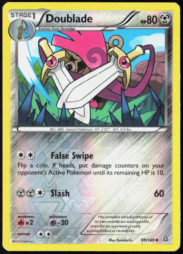 Doublade Reverse Holo 134/192 SWSH02: Rebel Clash Pokemon TCG LP