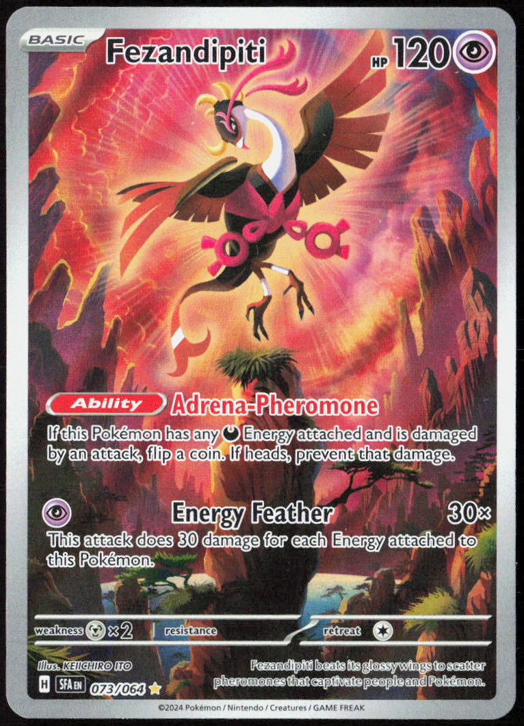 Fezandipiti Holo 073/064 SV: Shrouded Fable Pokemon TCG LP
