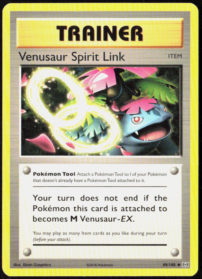 Venusaur Spirit Link 89/108 XY - Evolutions NM