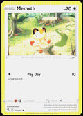 Meowth 199/264 SWSH08: Fusion Strike Pokemon TCG LP