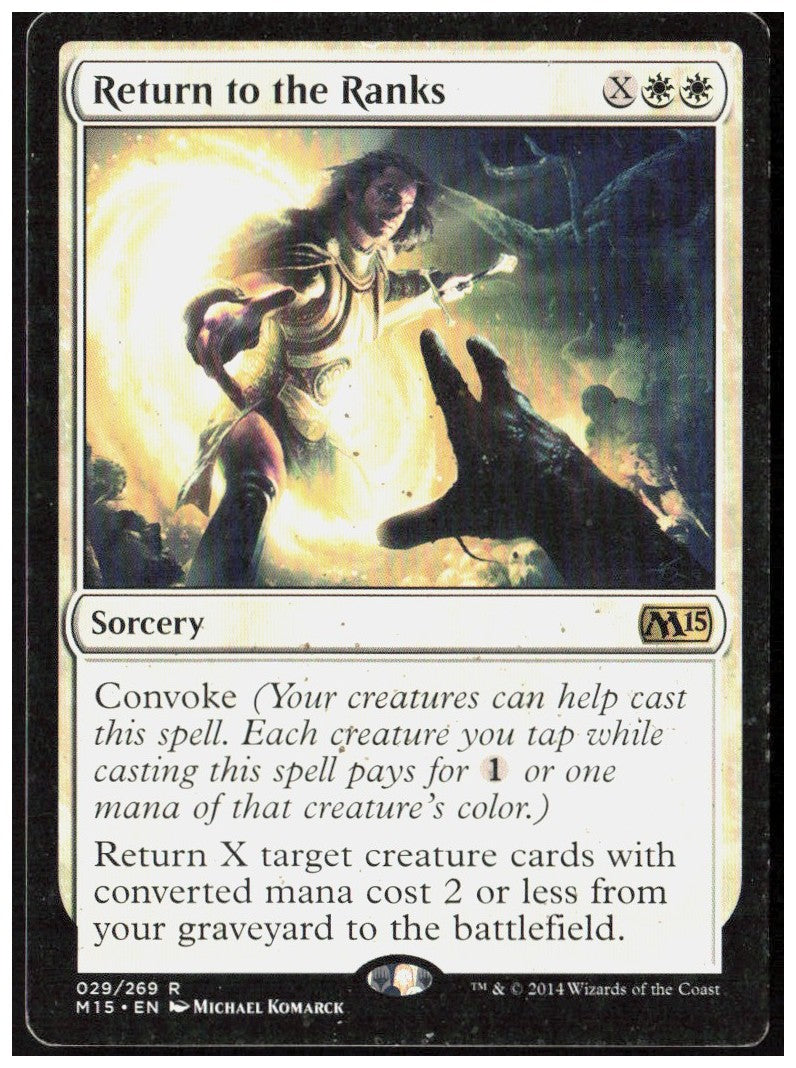 Return to the Ranks 29 Magic 2015 (M15) Magic: The Gathering LP