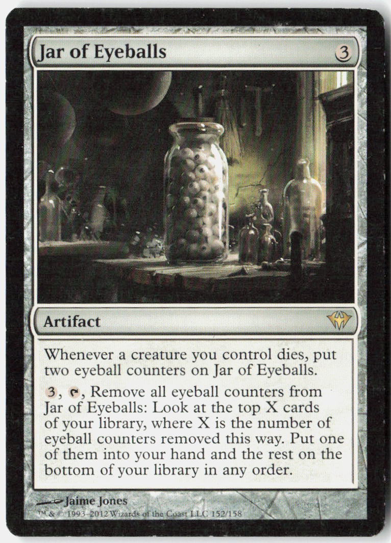 Jar of Eyeballs 152 Dark Ascension Magic: The Gathering LP