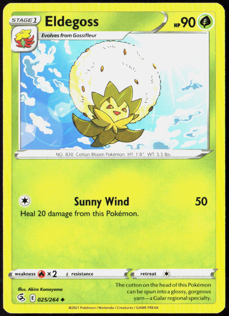 Eldegoss 025/264 SWSH08: Fusion Strike Pokemon TCG LP