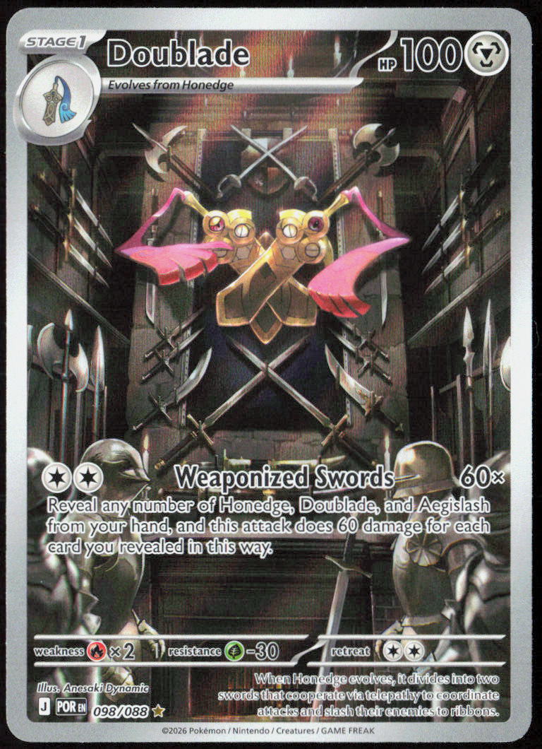 Doublade Holo 098/088 ME03: Perfect Order Pokemon TCG LP