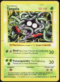 Tangela Unlimited 066/102 Base Set (Shadowless) Pokemon TCG MP